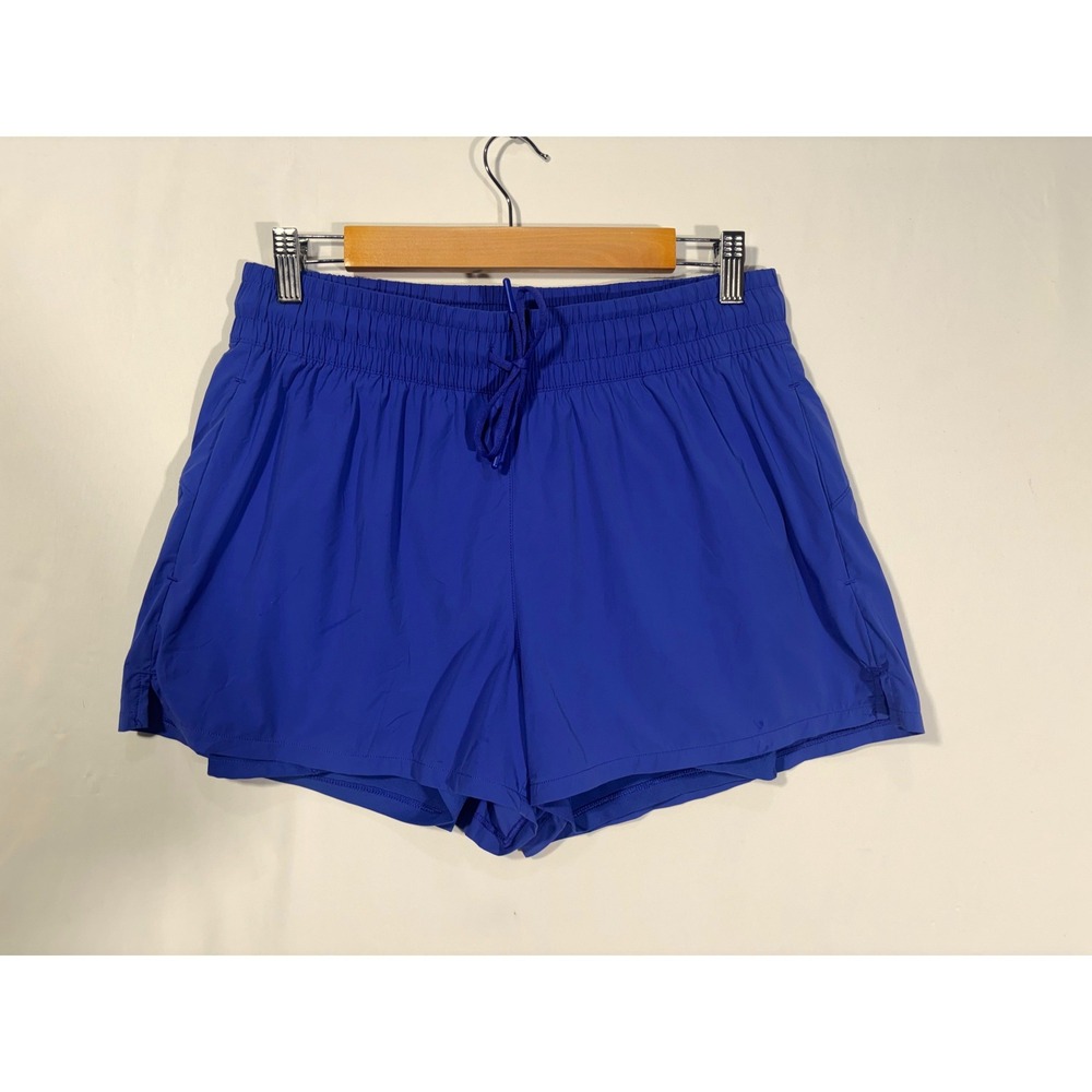 Minimalist Bright Outdoor Athletic Spyder Active Running Short Women Size M Blue